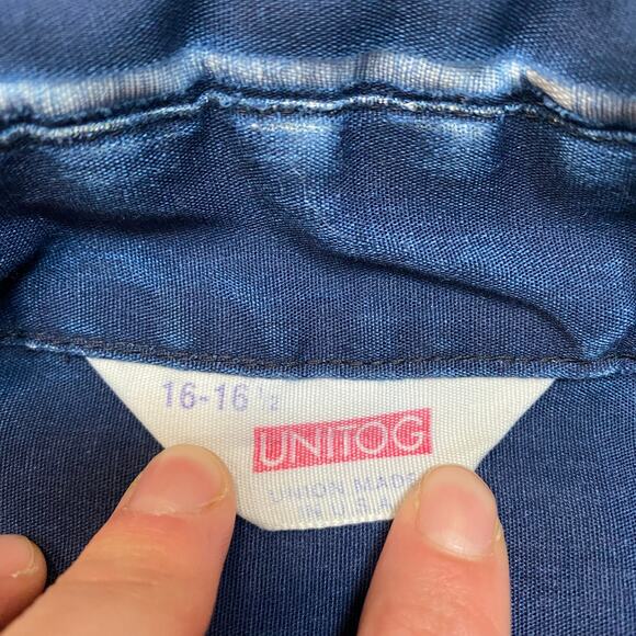 Vintage USPS Mailman Uniform Button Up Shirt Men's XL - Picture 5 of 12